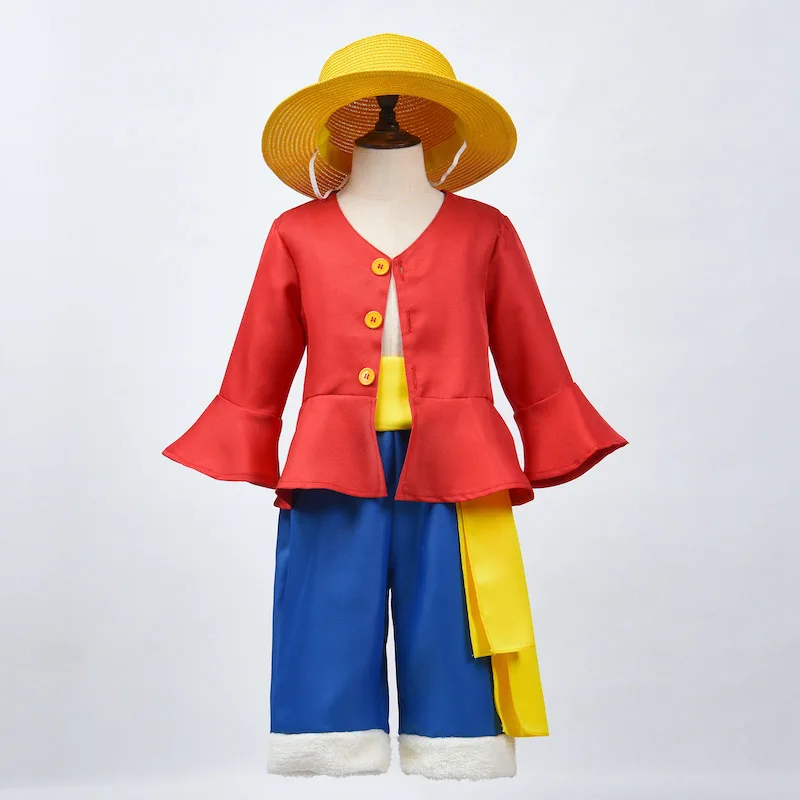 Anime Cosplay Luffy - Anime Monkey D Luffy Cosplay Costume