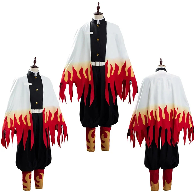 Anime Cosplay Shop - New Anime Rengoku Kyoujurou Cosplay Costume