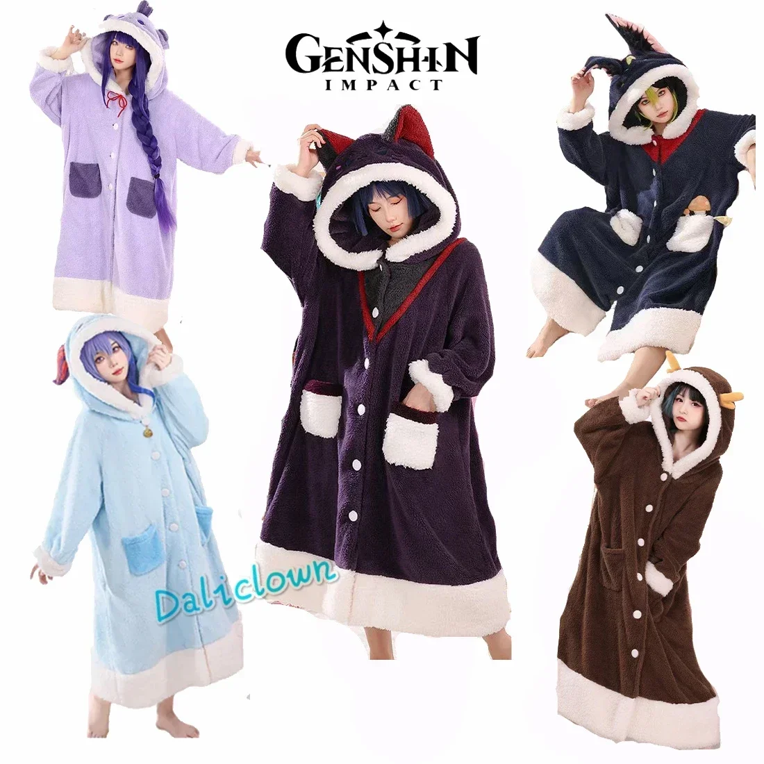 Cosplay Anime Yae Miko - Genshin Impact Cosplay Xiao Kaeya Yae