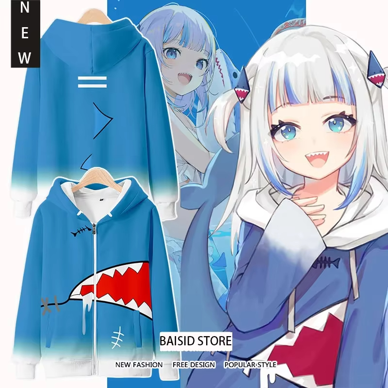 Anime Cosplay Shop - anime Gawr Gura cosplay 3D Printing