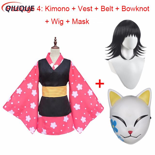 Anime Cosplay Waifu - Makomo Cosplay Costume Kimono Uniform PVC