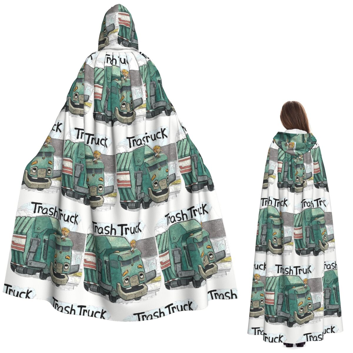 Anime Cosplay Netflix - Trash Truck Cartoon Netflix Long Hooded