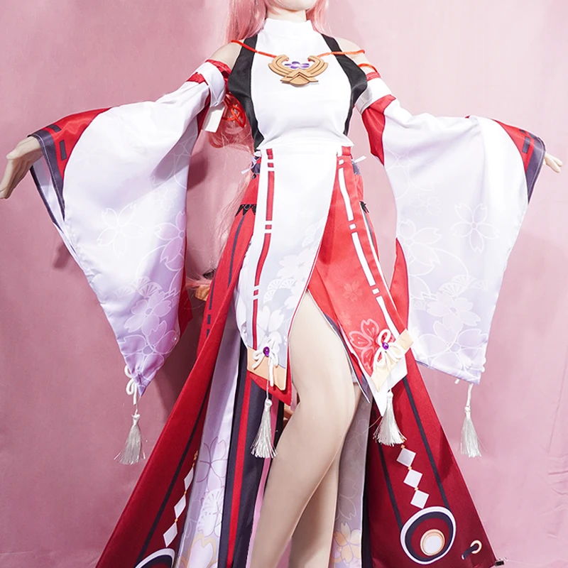 Cosplay Anime Yae Miko - Yae Miko Cosplay Costume Impact Uniform