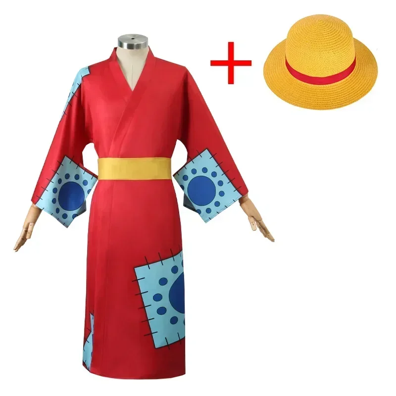 Anime Cosplay Luffy - Anime Luffy Cosplay Costume, Wano Country