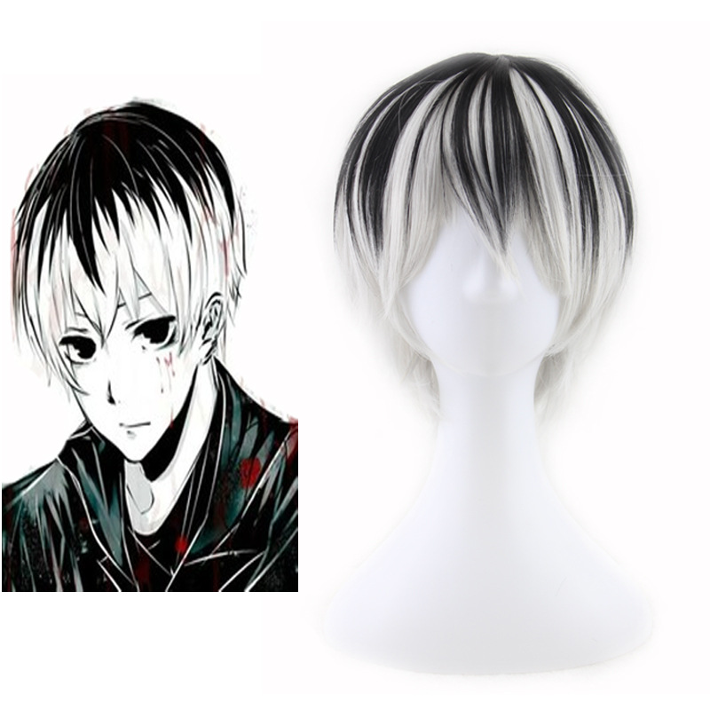 Anime Cosplay Tokyo Ghoul - Tokyo Ghoul Haise Sasaki Cosplay Wigs