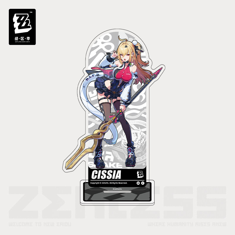 Anime Cosplay Zzz - Cissia Acrylic Standing sign Original mIHOYO