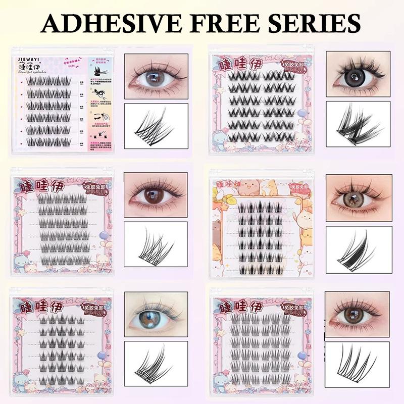 Anime Cosplay Thick - 6 Rows Diy Segmented False Eyelashes