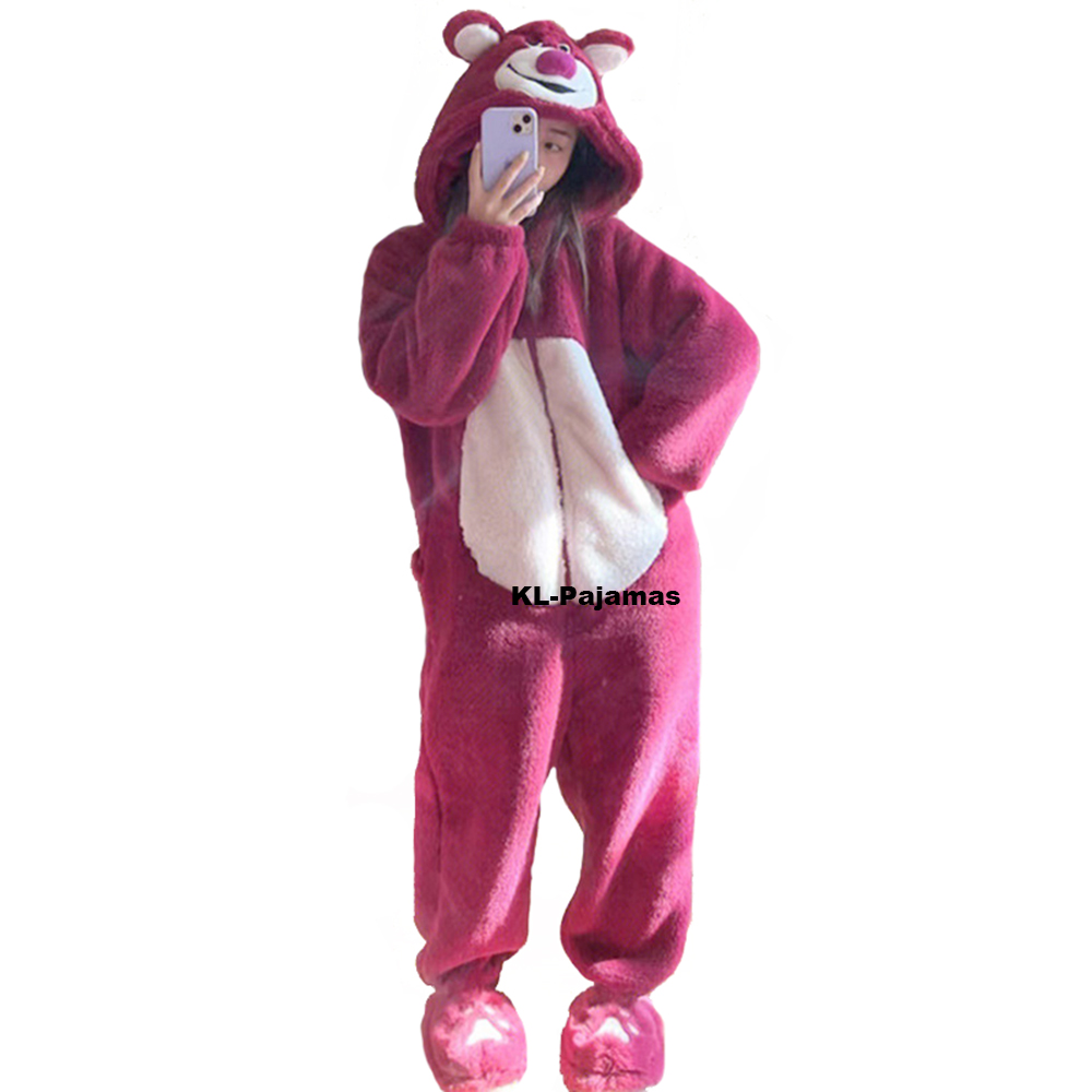 Anime Cosplay Thick - Women Onesie Animal Pajamas Winter Thicken