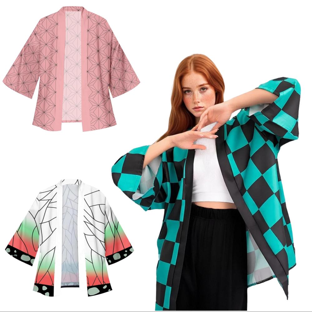 Anime Cosplay Shop - Men Japanese Anime Samurai Tanjirou Kamado