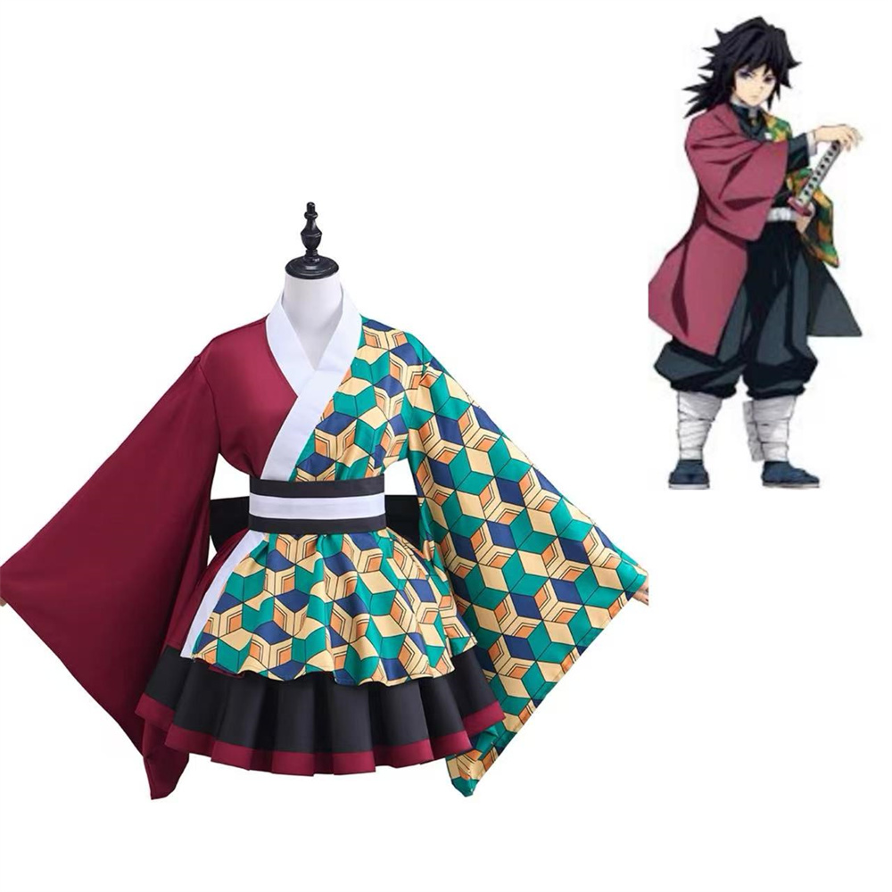 Anime Cosplay Shop - Anime Tomioka Giyuu Cosplay Costume Female
