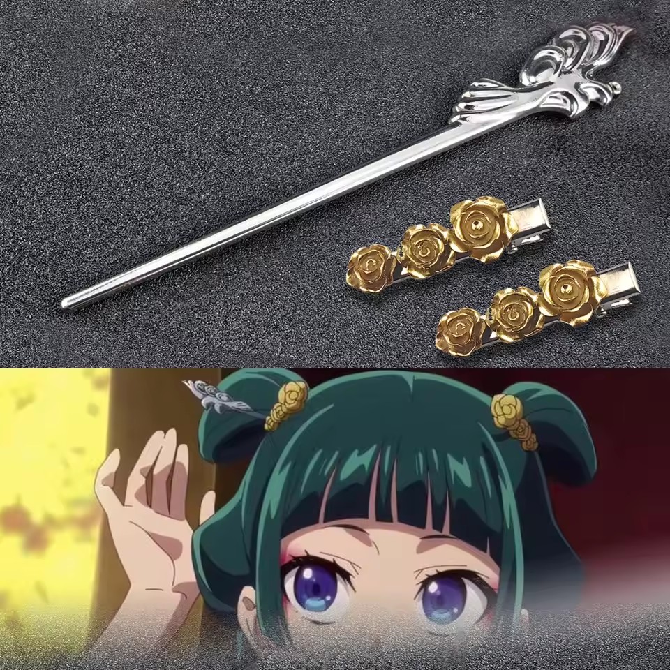 Anime Cosplay Shop - Apothecary Diaries Alloy Hairpins Anime Cosplay