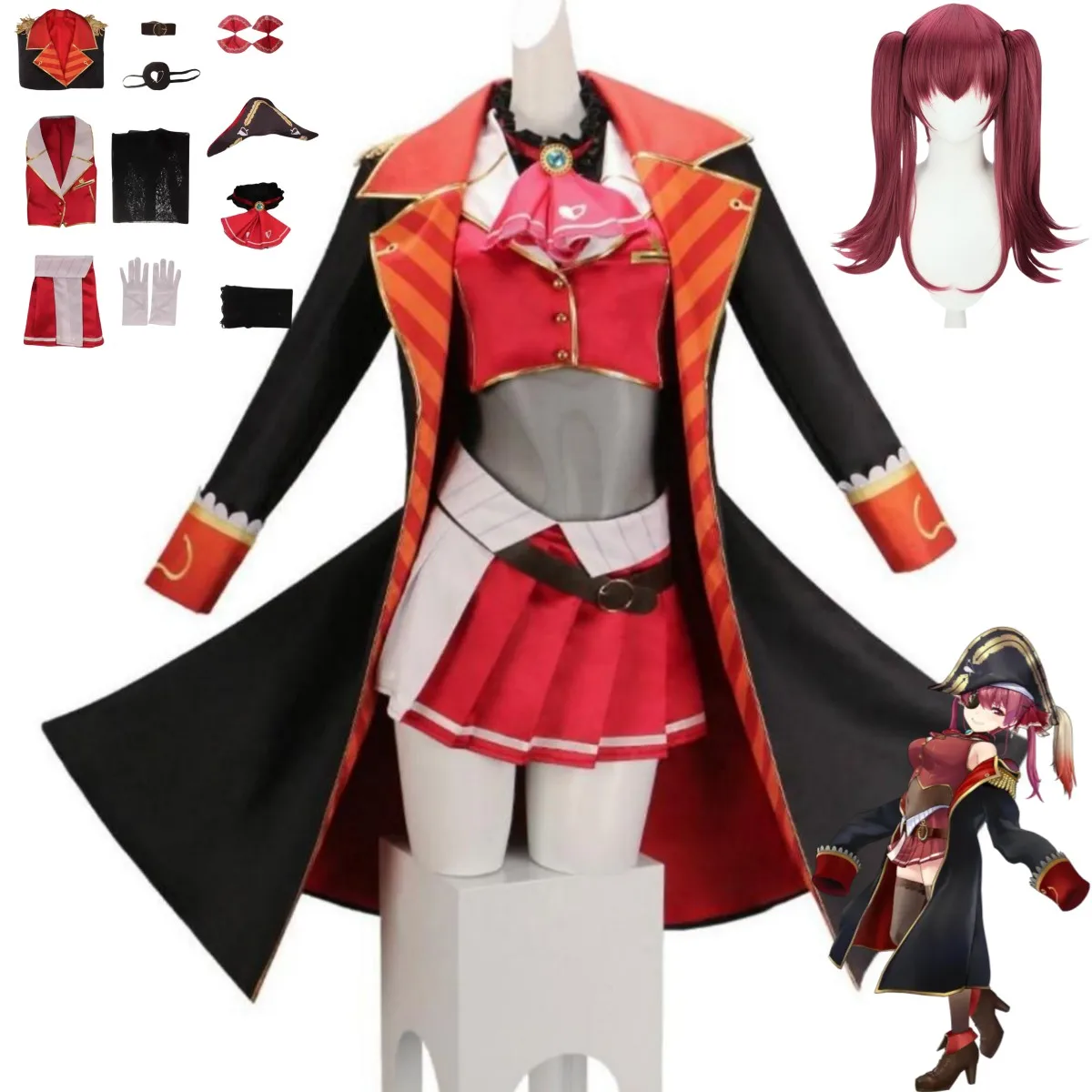 Virtual YouTuber Houshou Marin - Anime Cosplay Youtuber review and price