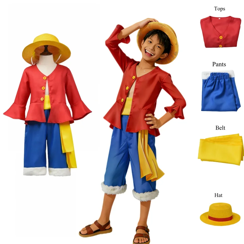 Halloween Anime M-Monkey D Luf - Anime Cosplay Luffy review and price