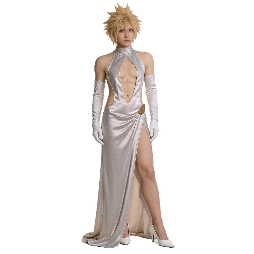 FF7 Cloud Strife Cosplay Fanta - Anime Cosplay Outfits Female review and price