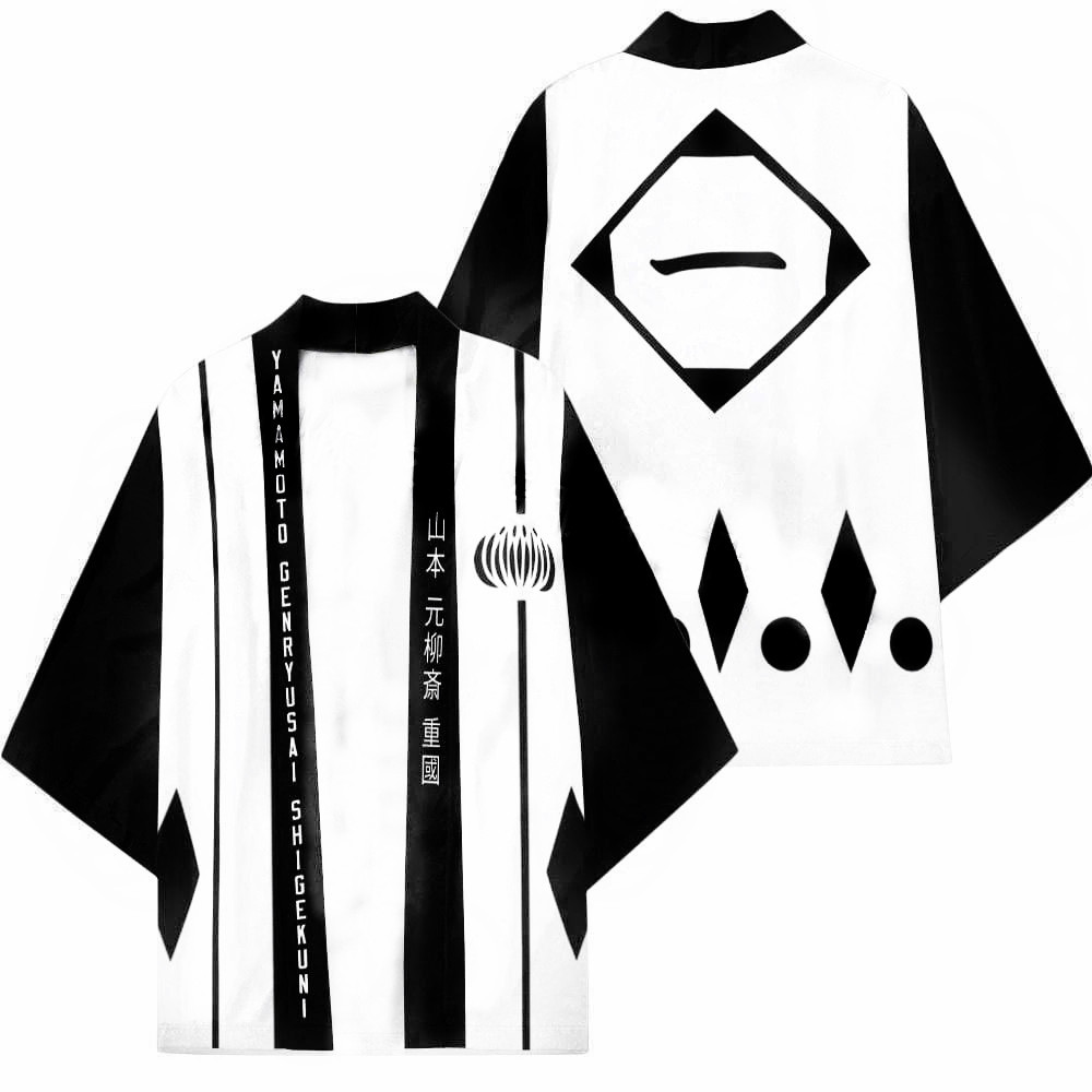 Print Japanese Harajuku Kimono - Bleach Captain Coat review and price
