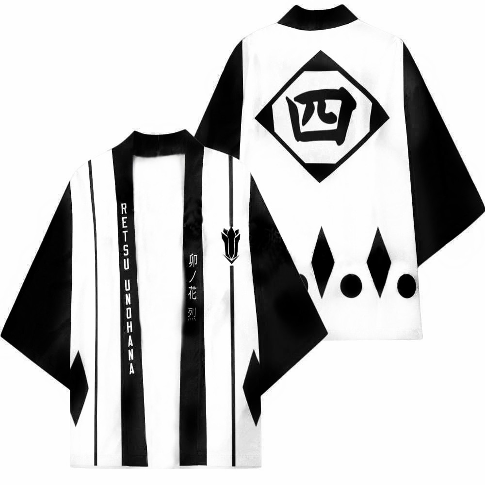 Print Japanese Harajuku Kimono - Bleach Captain Coat review and price