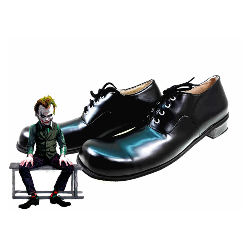34cm Leather Anime Clown Shoes - Anime Cosplay For Black Guys review and price