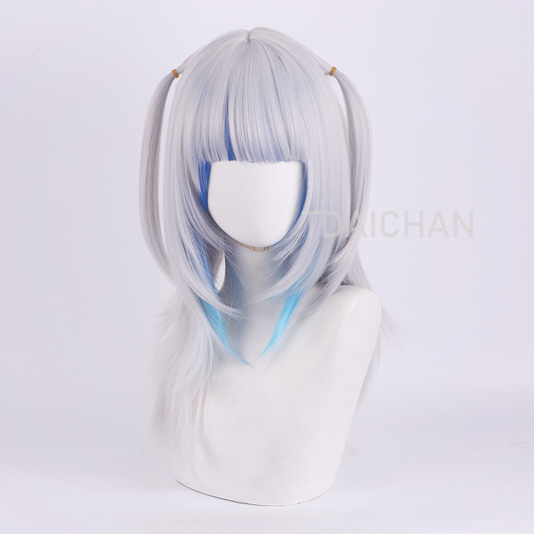 2025 Gawr Gura Cosplay Wig Whi - Anime Cosplay Event 2025 review and price