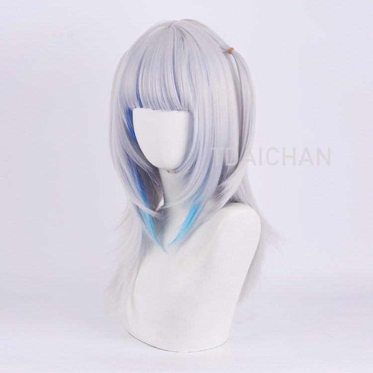 2025 Gawr Gura Cosplay Wig Whi - Anime Cosplay Event 2025 review and price