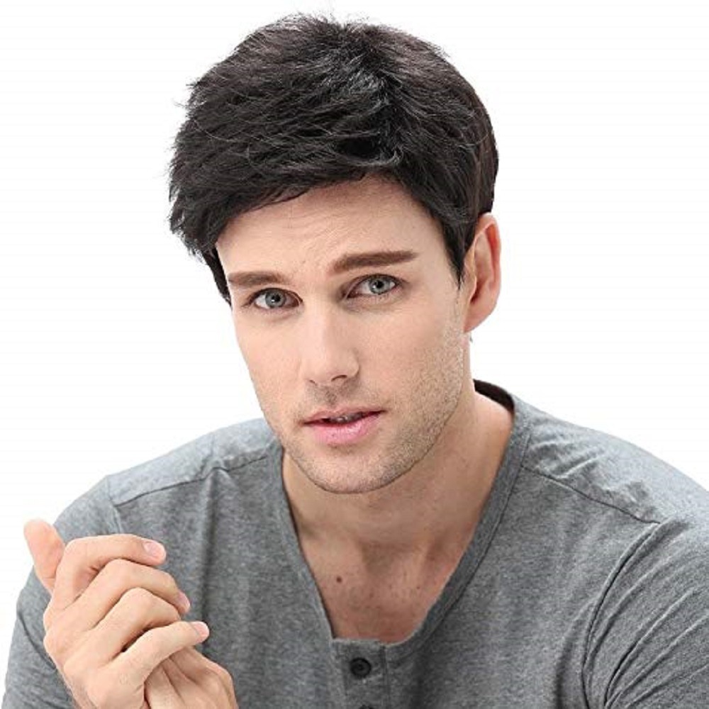Men Synthetic Short Wigs Wigs  - Anime Cosplay For Black Guys review and price