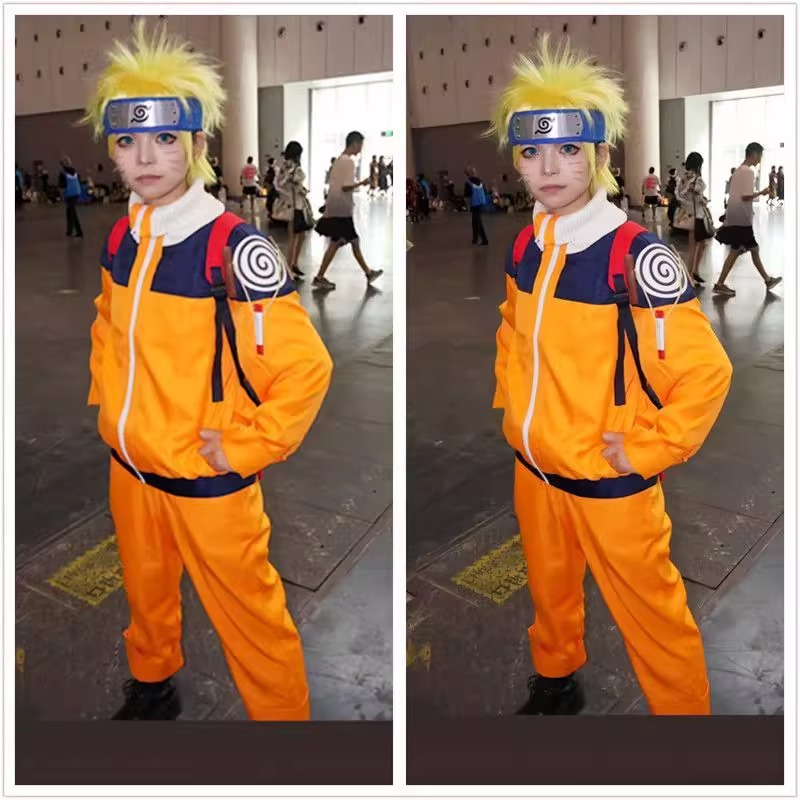 Uzumaki Cosplay Costume Orange - Anime Cosplay Ninja review and price
