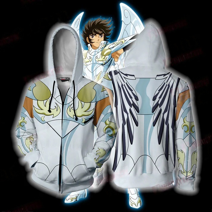 Anime Saint Seiya 3D Print Hoo - Anime Cosplay Shop review and price