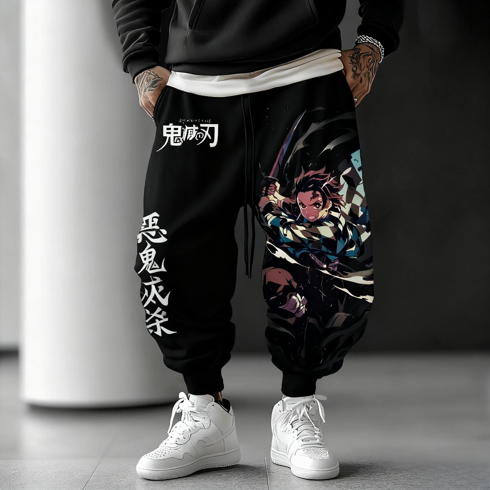 Unisex Pure Cotton Pants Demon - Anime Cosplay Tanjiro review and price