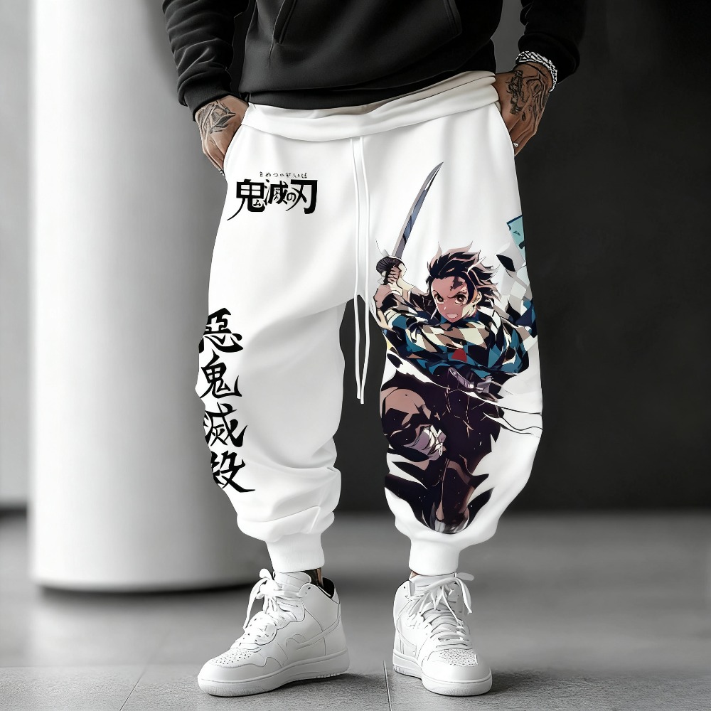 Unisex Pure Cotton Pants Demon - Anime Cosplay Tanjiro review and price