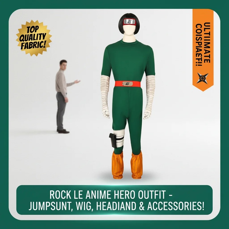 COSAnime Ninja Rock Lee Cospla - Anime Cosplay Ninja review and price