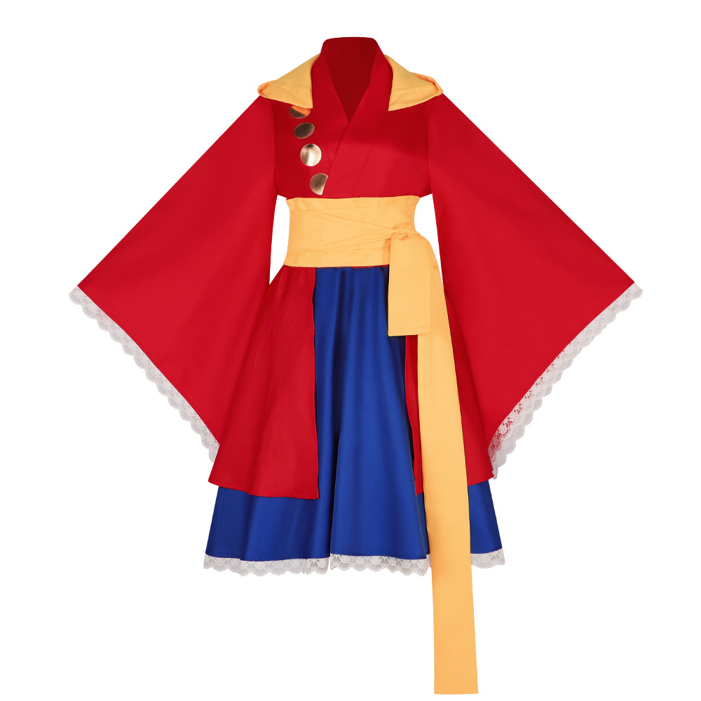 Luffy Lolita Cosplay Costume A - Anime Cosplay Luffy review and price