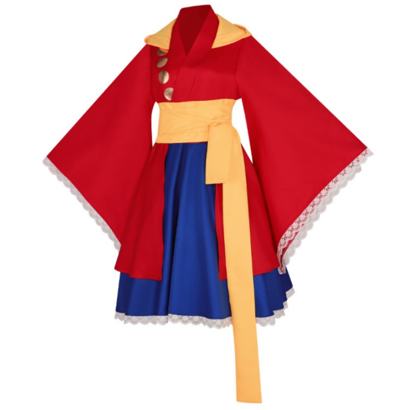 Luffy Lolita Cosplay Costume A - Anime Cosplay Luffy review and price