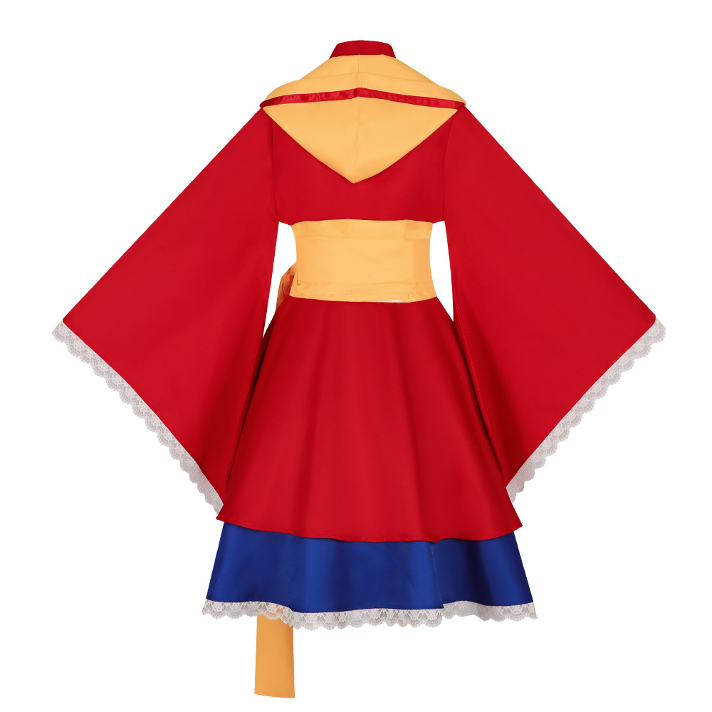 Luffy Lolita Cosplay Costume A - Anime Cosplay Luffy review and price