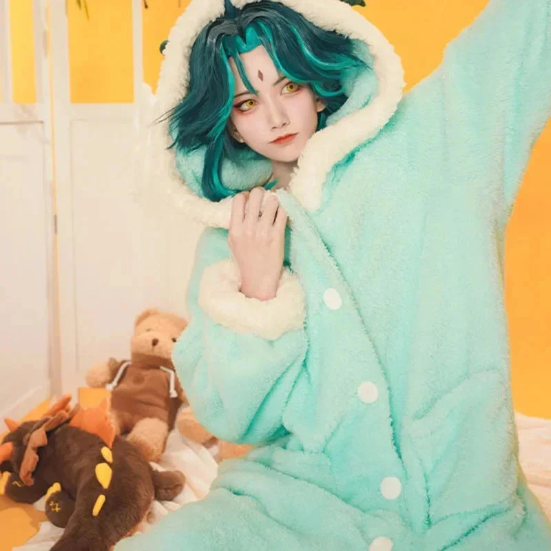 Genshin Impact Cosplay Pajama  - Anime Cosplay Thick review and price