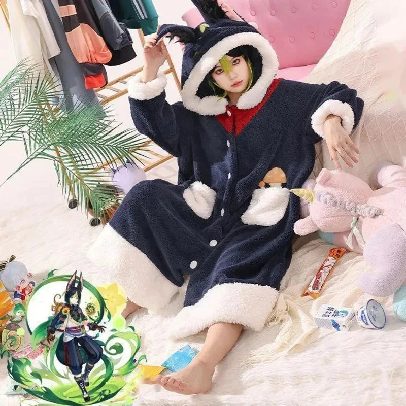 Genshin Impact Cosplay Pajama  - Anime Cosplay Thick review and price