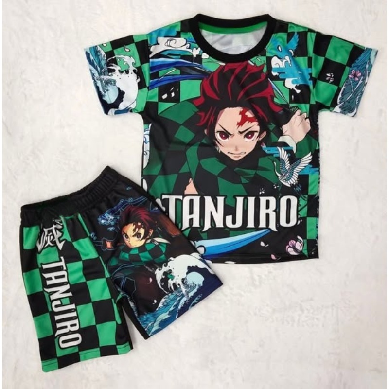 Demon Slayer Kids T-shirt Shor - Anime Cosplay Tanjiro review and price