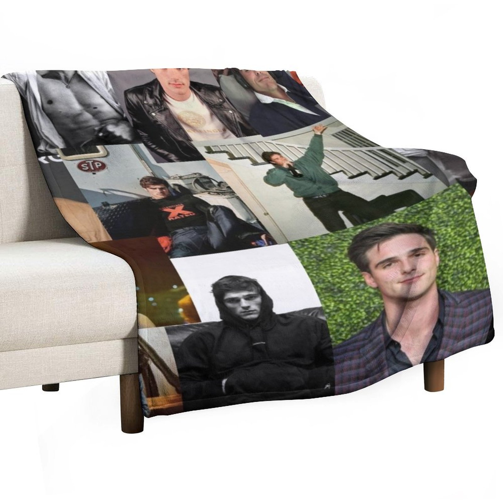 Jacob Elordi pic collage Throw - Anime Cosplay Pics review and price