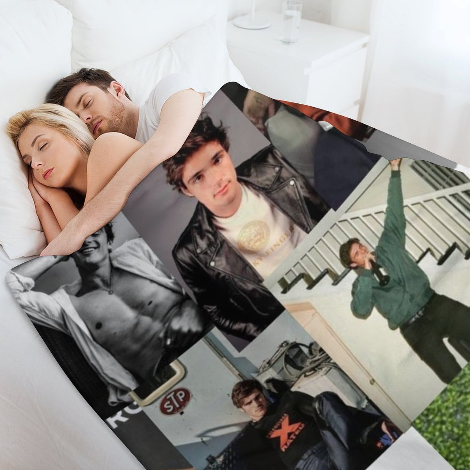 Jacob Elordi pic collage Throw - Anime Cosplay Pics review and price