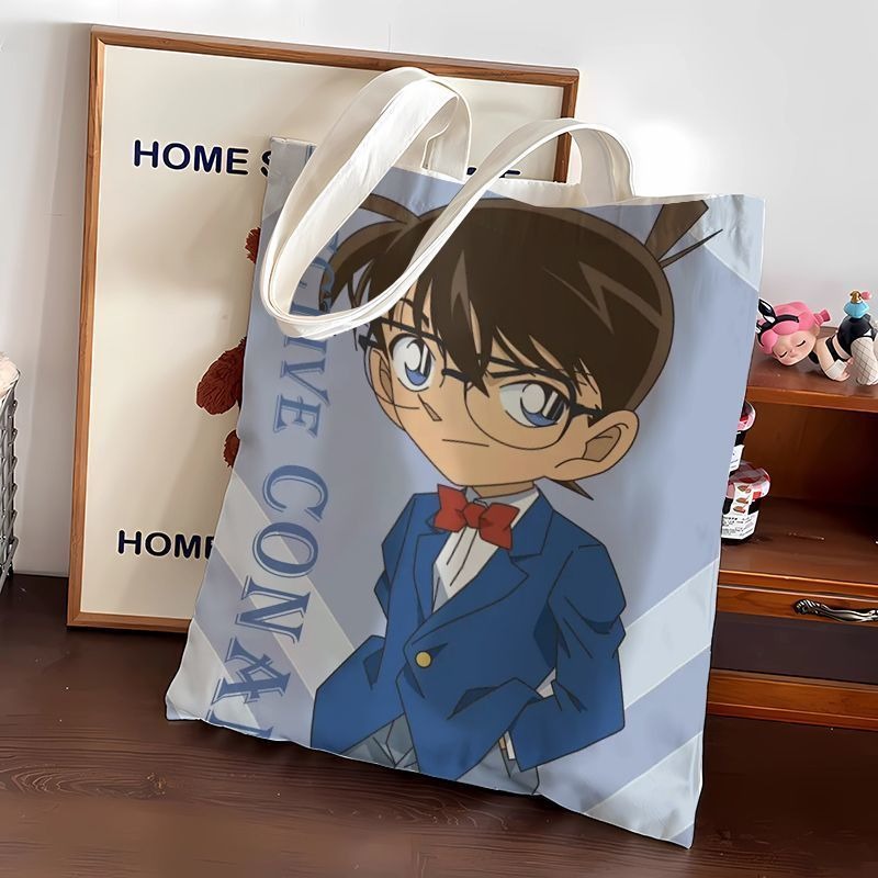 Cute Conan Anime Canvas Bag La - Anime Cosplay Shop review and price