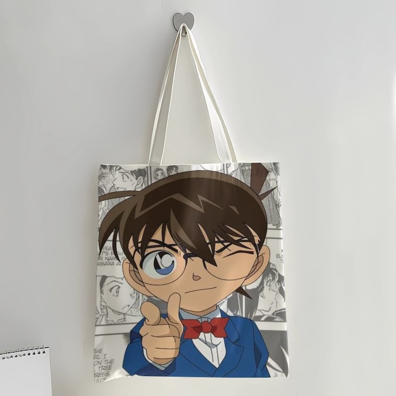 Cute Conan Anime Canvas Bag La - Anime Cosplay Shop review and price