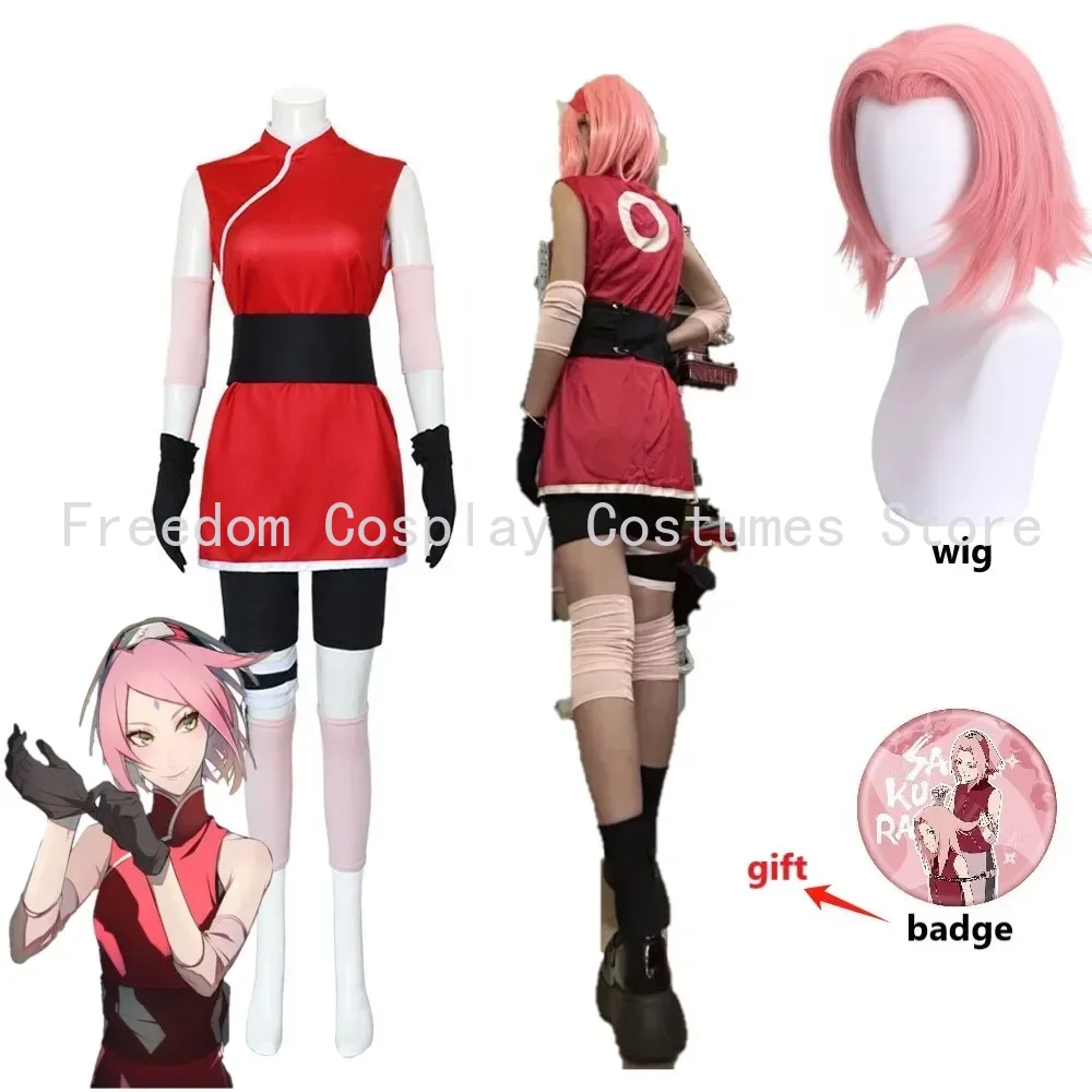 Anime Haruno Sakura Cosplay Sh - Anime Cosplay Ninja review and price