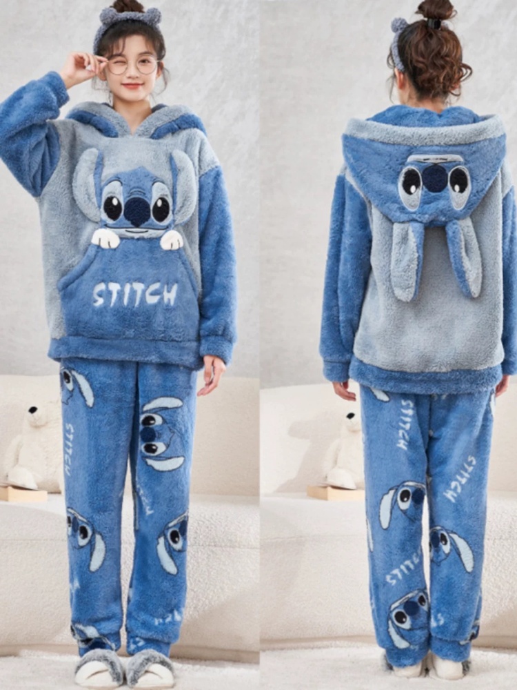 Anime Stitch Winter Pajamas Ca - Anime Cosplay Thick review and price
