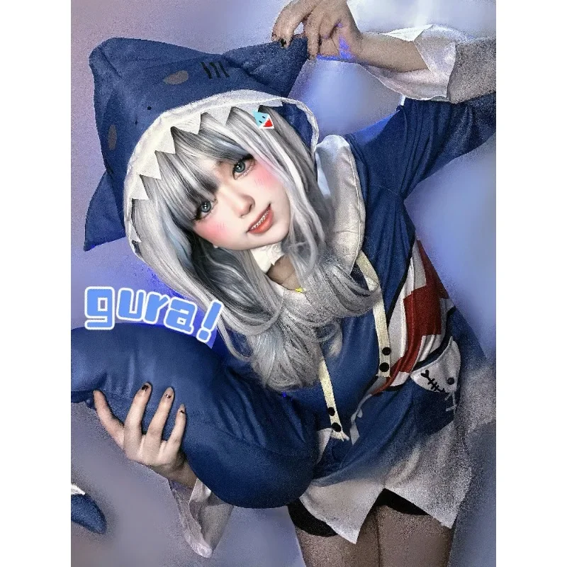 Hololive Gawr Gura Cosplay Cos - Anime Cosplay Youtuber review and price
