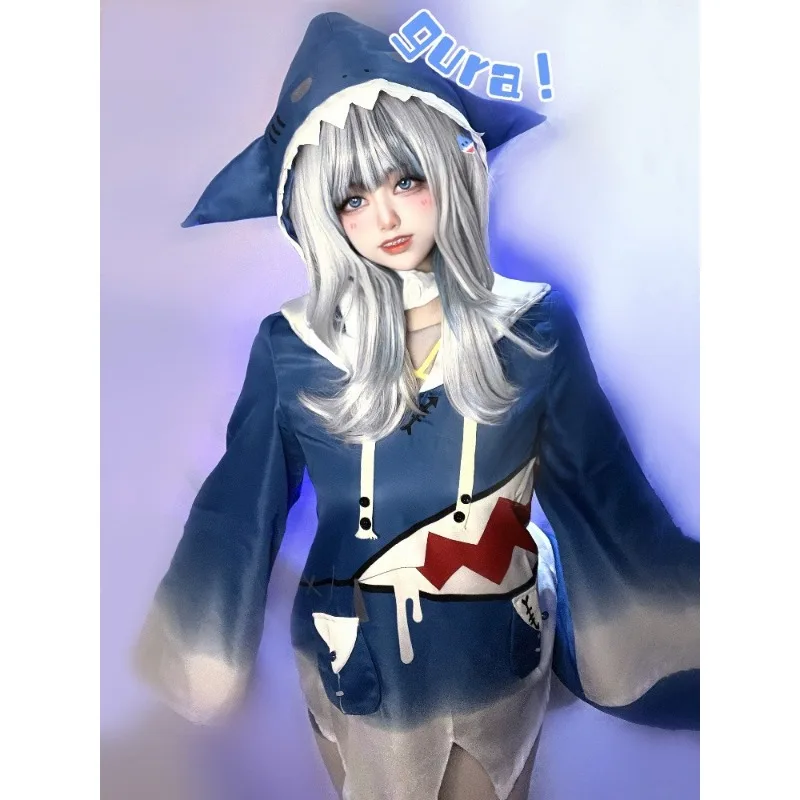 Hololive Gawr Gura Cosplay Cos - Anime Cosplay Youtuber review and price