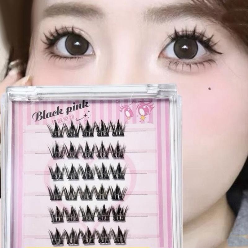 6 Rows Diy Segmented False Eye - Anime Cosplay Thick review and price