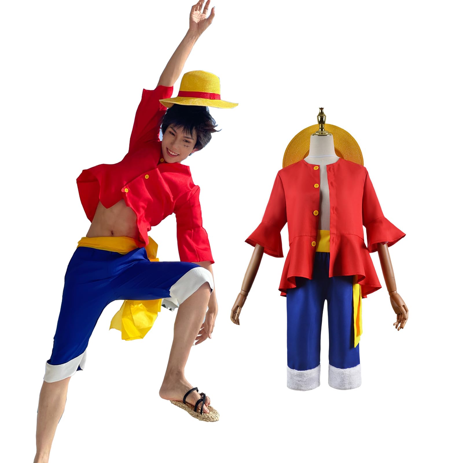 Anime Monkey D Luffy Cosplay C - Anime Cosplay Pics review and price