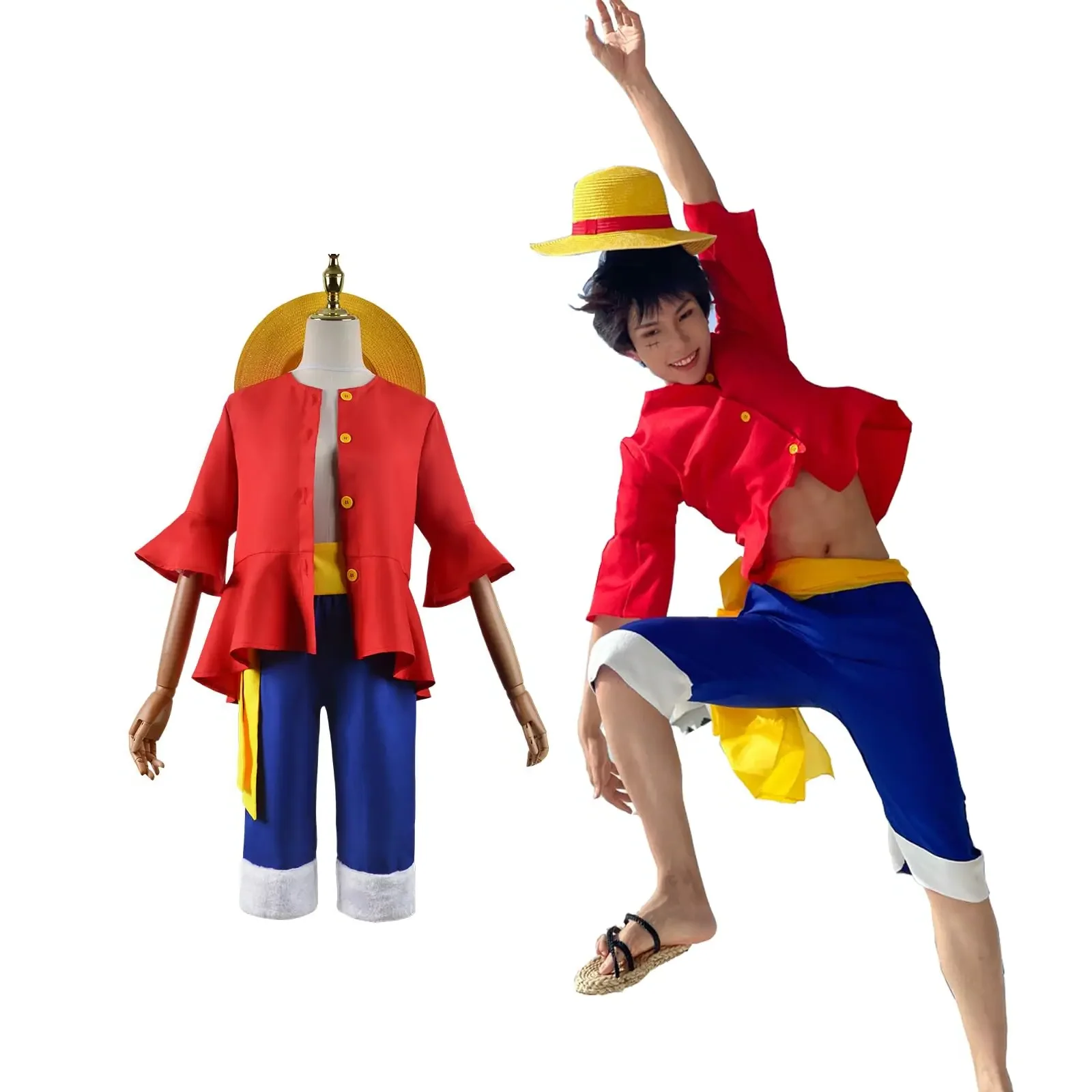 Anime Monkey D Luffy Cosplay C - Anime Cosplay Pics review and price