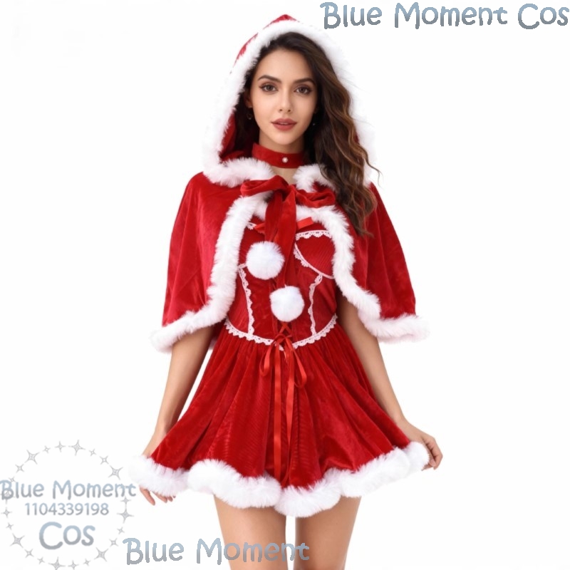 2025 Christmas Red Dress White - Anime Cosplay Event 2025 review and price