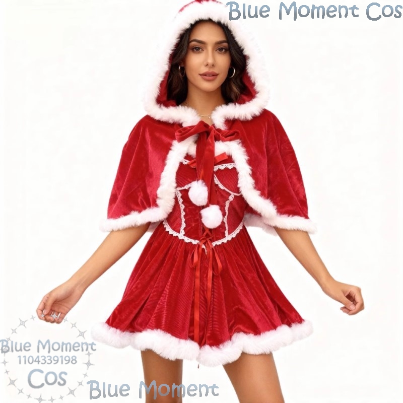 2025 Christmas Red Dress White - Anime Cosplay Event 2025 review and price