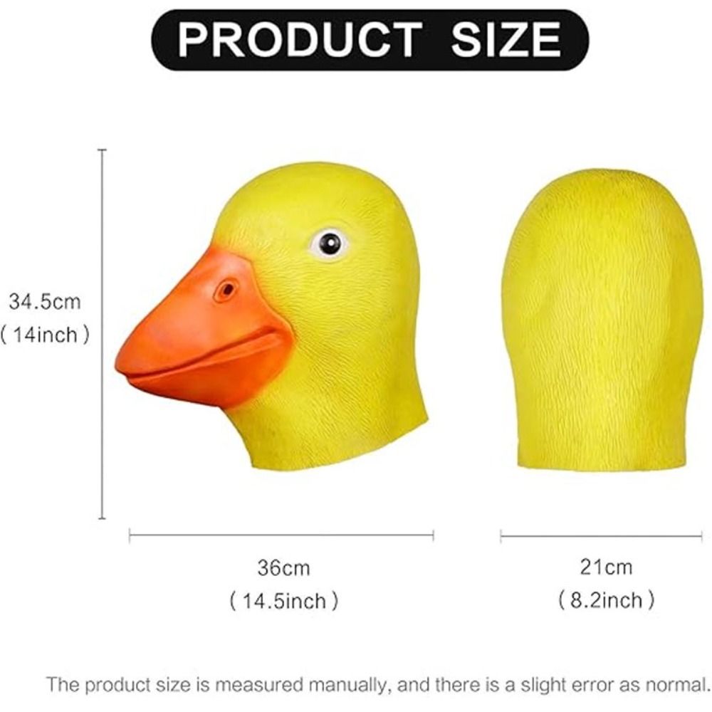 Novelty Yellow Duck Head Mask  - Anime Cosplay Pics review and price