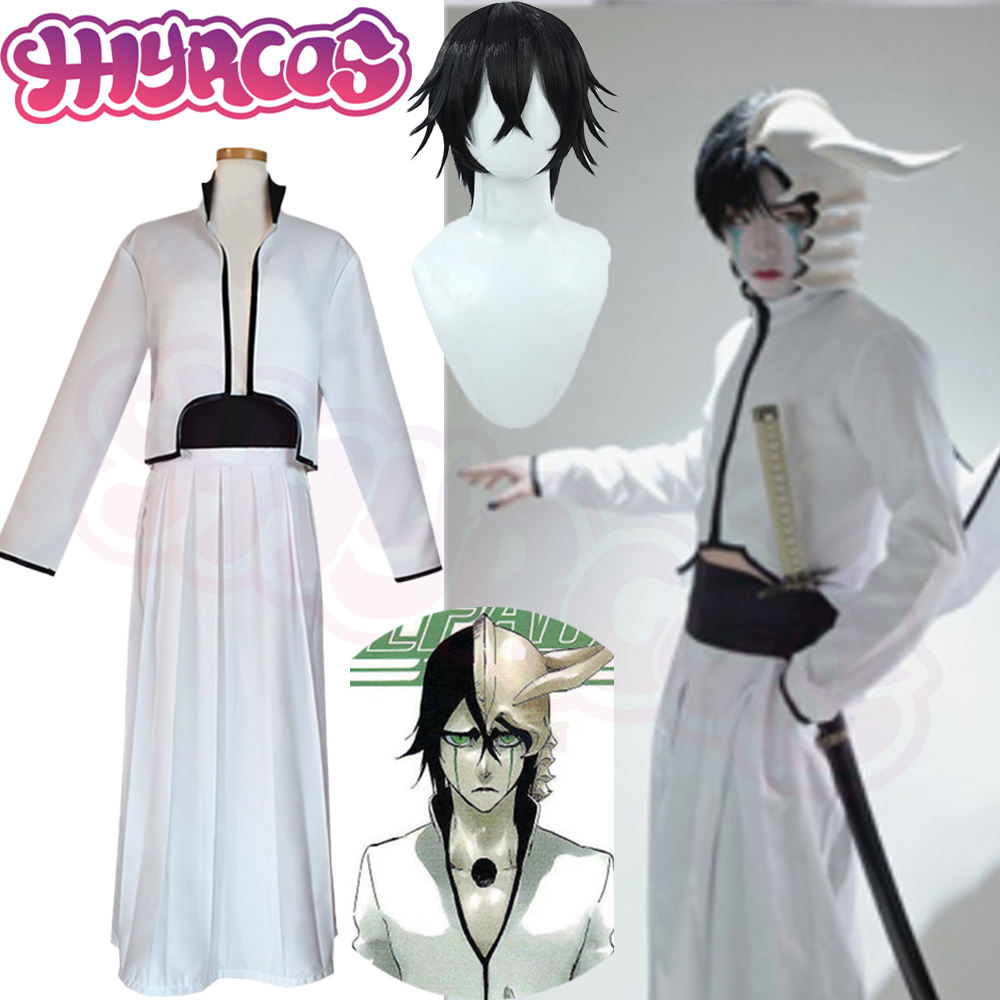 Anime Bleach Ulquiorra's Cospl - Bleach Captain Coat review and price